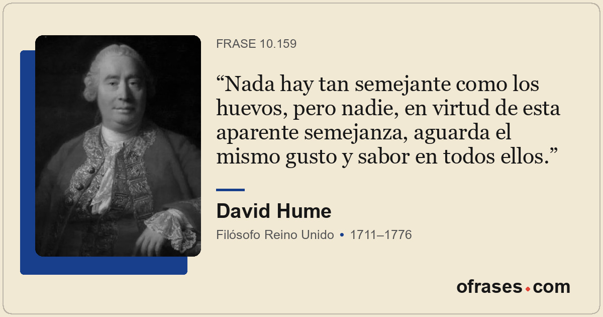 Nada hay tan semejante como los huevos, pero nadie, en virtud de esta aparente s...