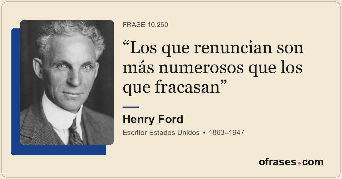 Los que renuncian son más numerosos que los que fracasan