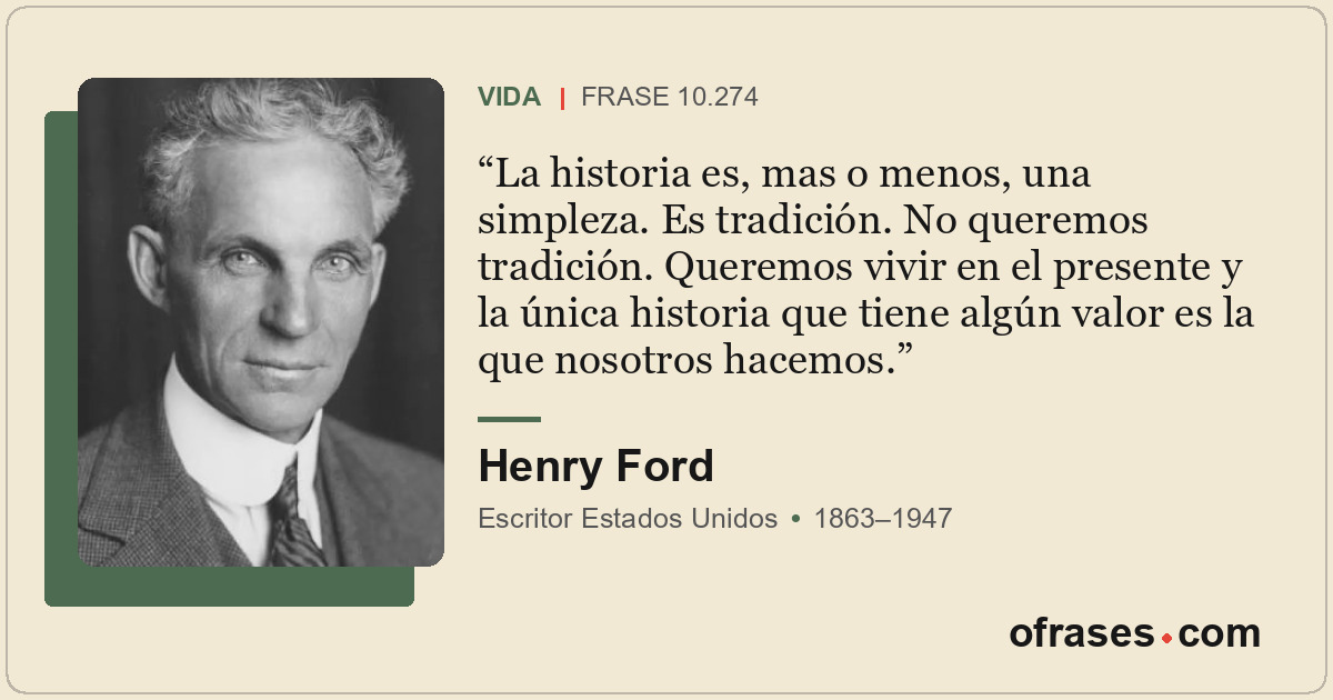 La historia es, mas o menos, una simpleza. Es tradición. No queremos tradición....