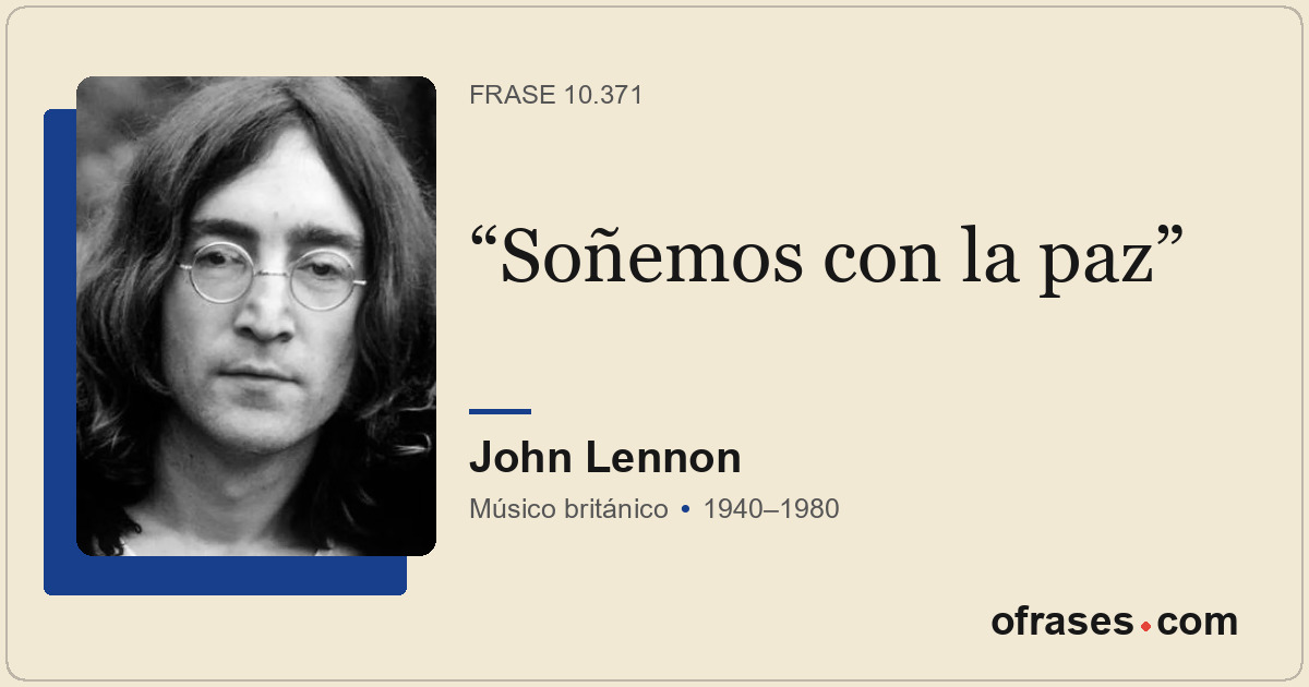 Soñemos con la paz