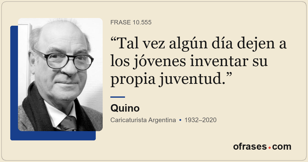 Tal vez algún día dejen a los jóvenes inventar su propia juventud.