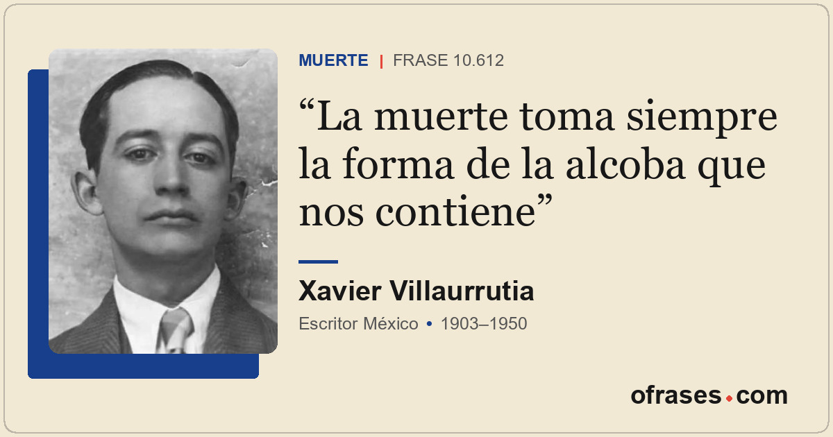 La muerte toma siempre la forma de la alcoba que nos contiene