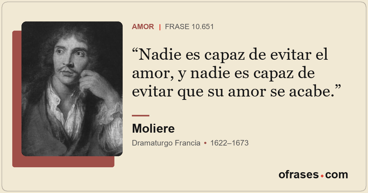 Nadie es capaz de evitar el amor, y nadie es capaz de evitar que su amor se acab...