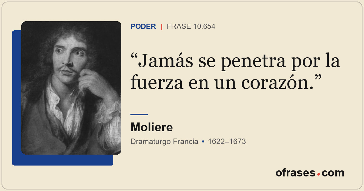 Jamás se penetra por la fuerza en un corazón.