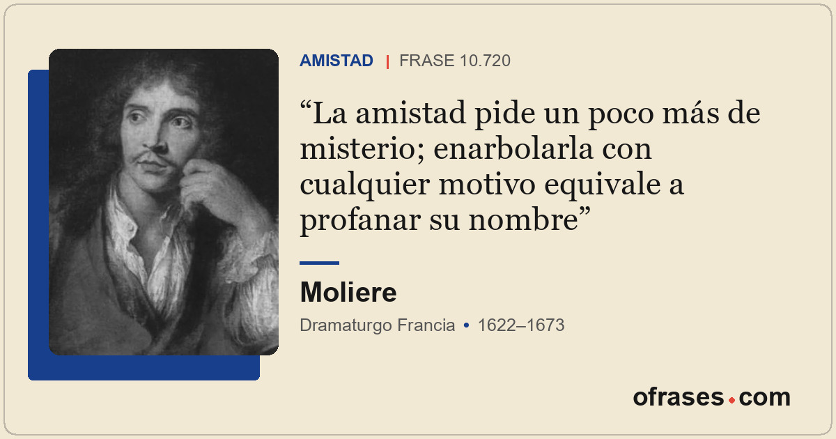 La amistad pide un poco más de misterio; enarbolarla con cualquier motivo equiva...