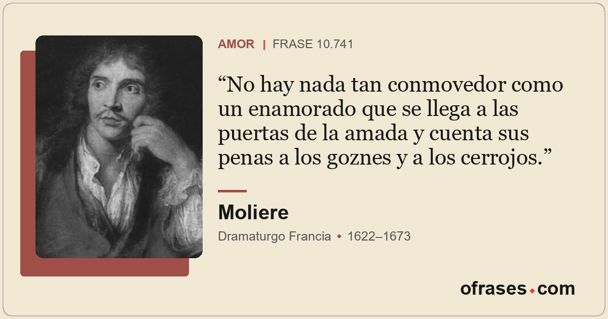 No hay nada tan conmovedor como un enamorado que se llega a las puertas de la am...