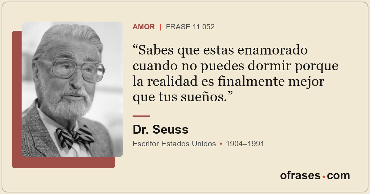 Sabes que estas enamorado cuando no puedes dormir porque la realidad es finalmen...
