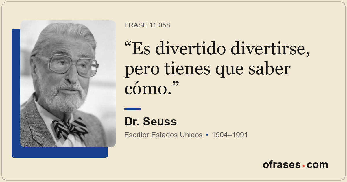 Es divertido divertirse, pero tienes que saber cómo.