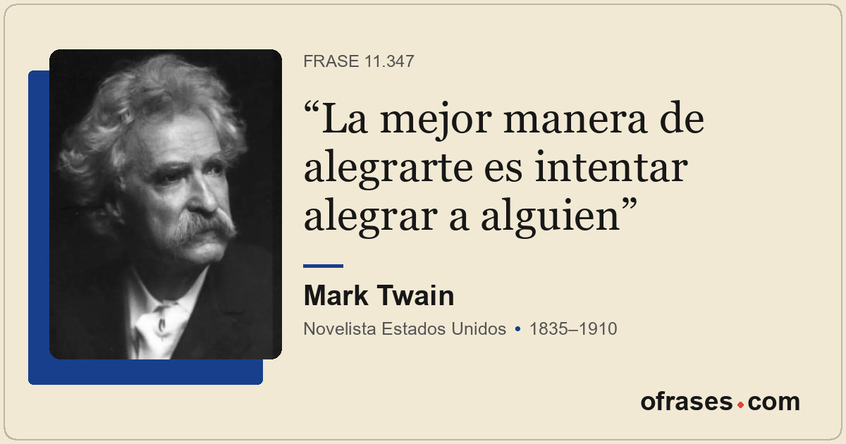 La mejor manera de alegrarte es intentar alegrar a alguien