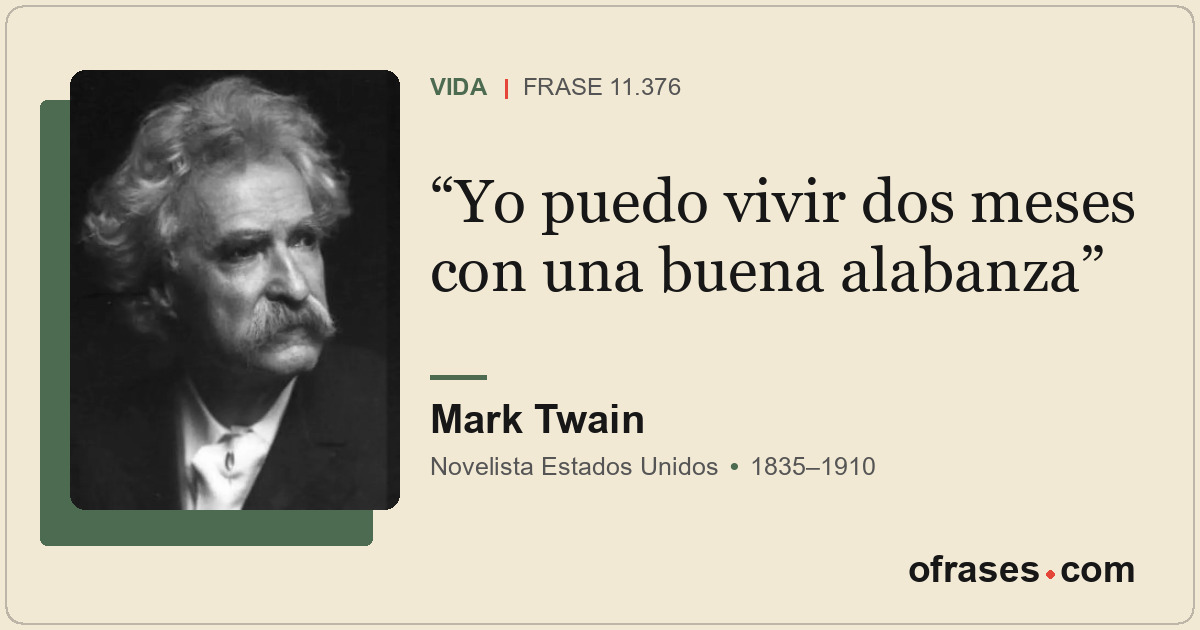 Yo puedo vivir dos meses con una buena alabanza