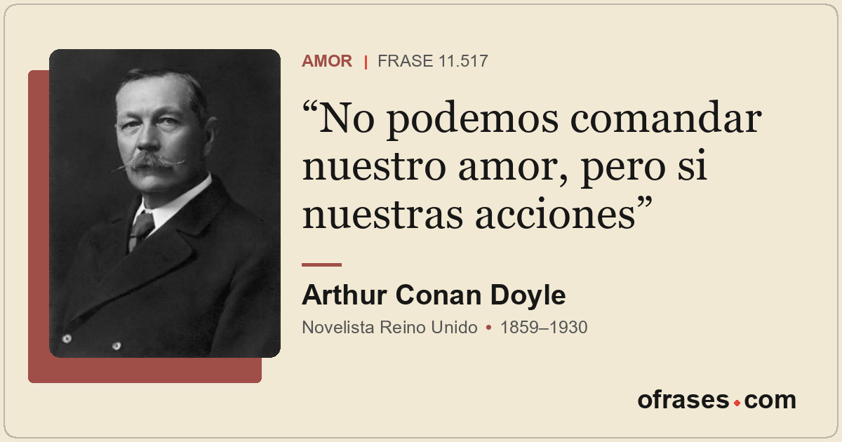 No podemos comandar nuestro amor, pero si nuestras acciones