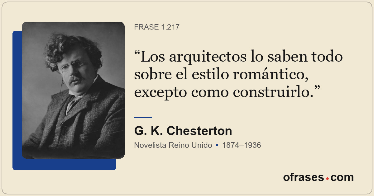 Los arquitectos lo saben todo sobre el estilo romántico, excepto como construirl...