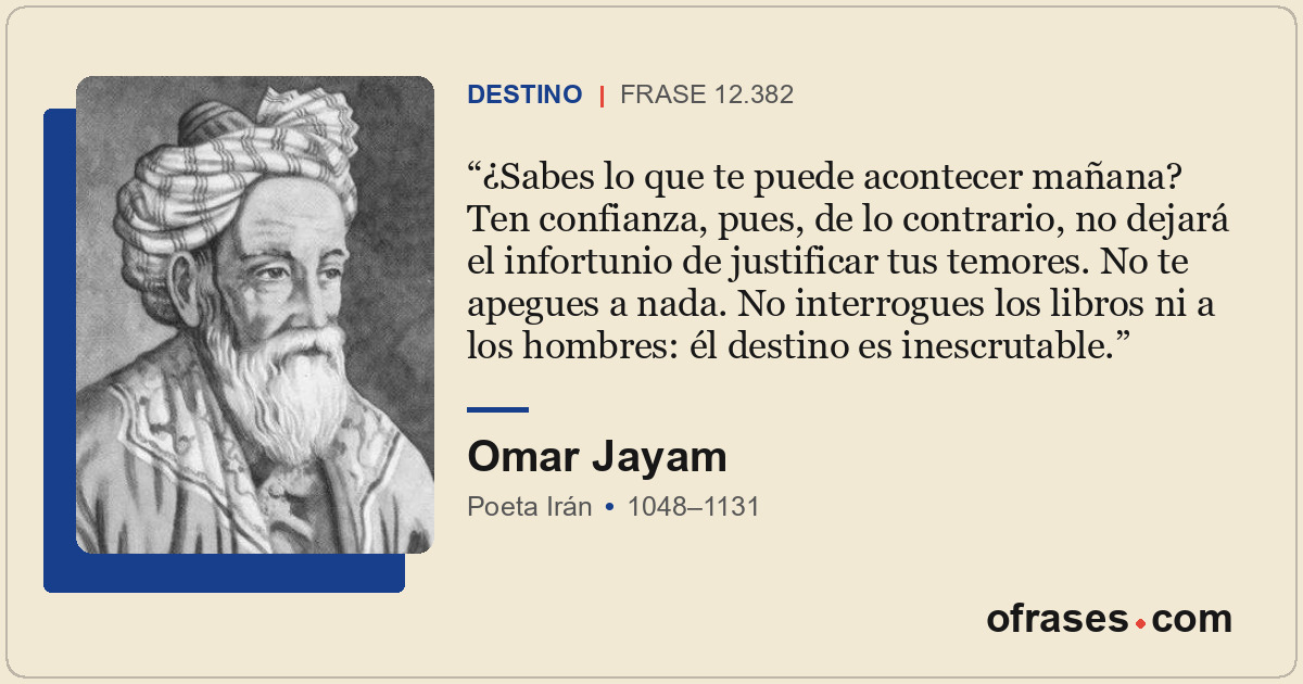 ¿Sabes lo que te puede acontecer mañana? Ten confianza, pues, de lo contrario, n...