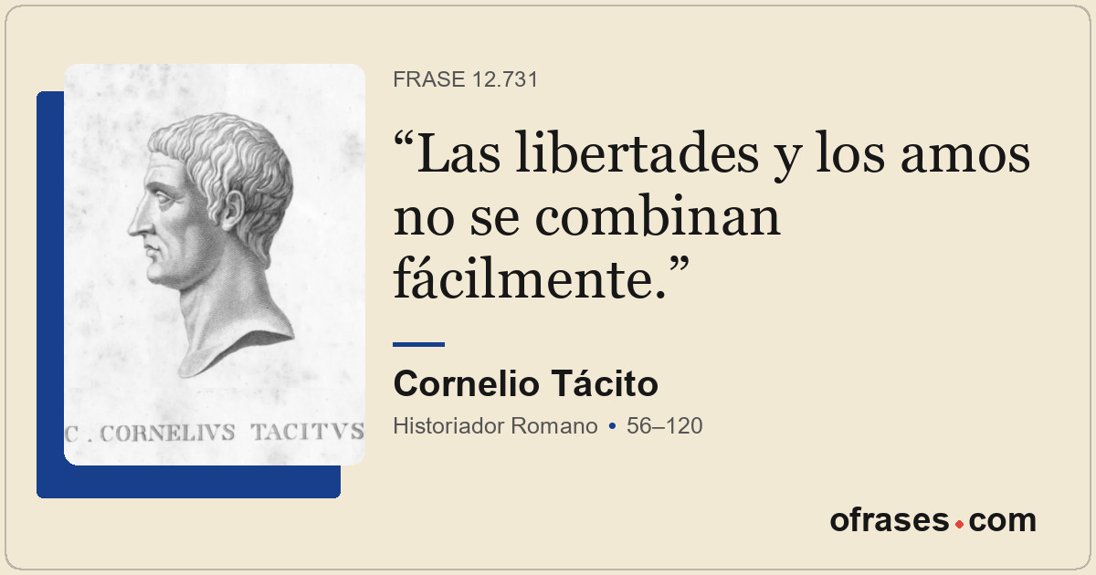 Las libertades y los amos no se combinan fácilmente.