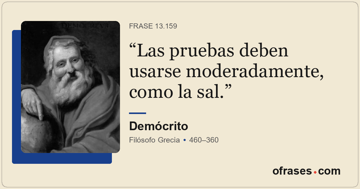 Las pruebas deben usarse moderadamente, como la sal.