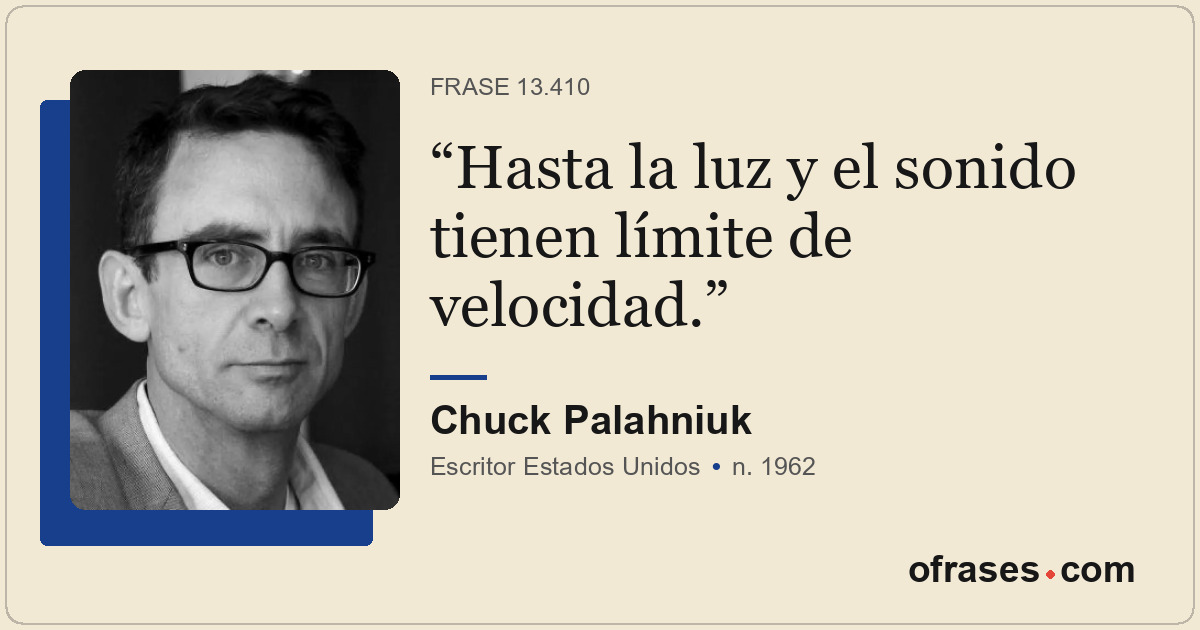 Hasta la luz y el sonido tienen límite de velocidad.