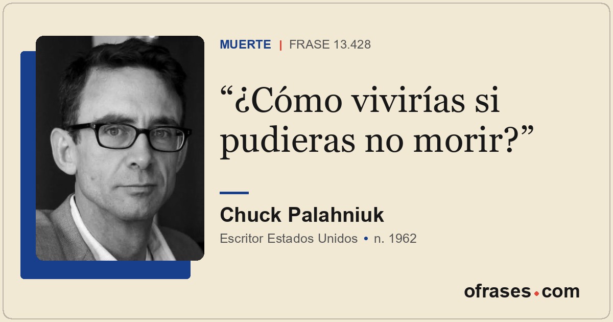 ¿Cómo vivirías si pudieras no morir?
