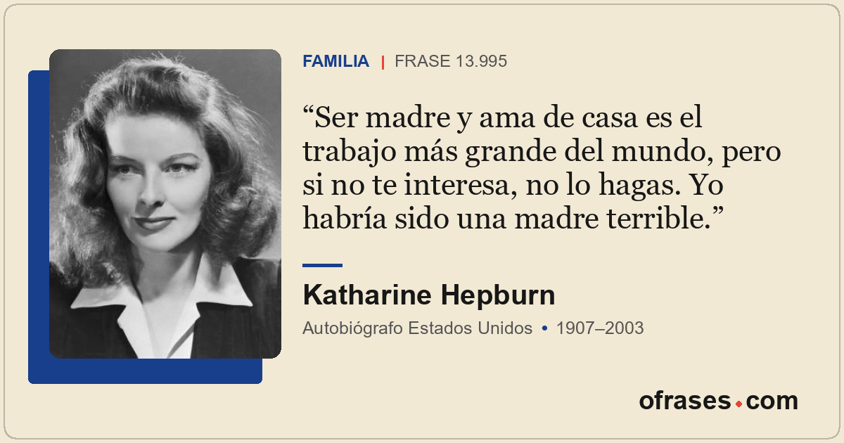 Ser madre y ama de casa es el trabajo más grande del mundo, pero si no te intere...