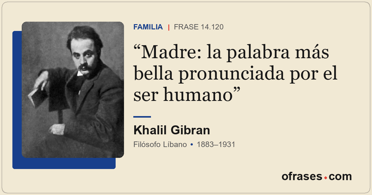 Madre: la palabra más bella pronunciada por el ser humano