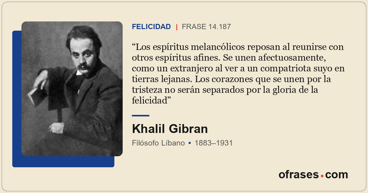 Los espíritus melancólicos reposan al reunirse con otros espíritus afines. Se un...