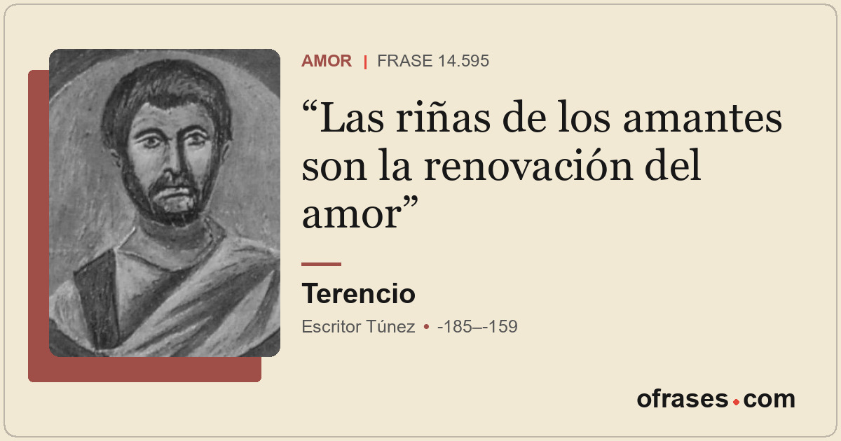 Las riñas de los amantes son la renovación del amor
