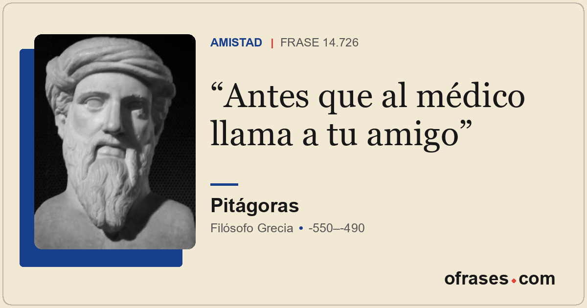 Antes que al médico llama a tu amigo