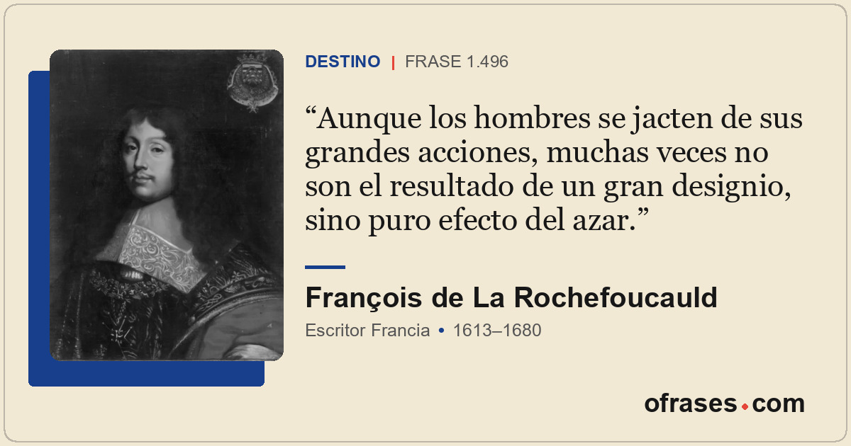 Aunque los hombres se jacten de sus grandes acciones, muchas veces no son el res...