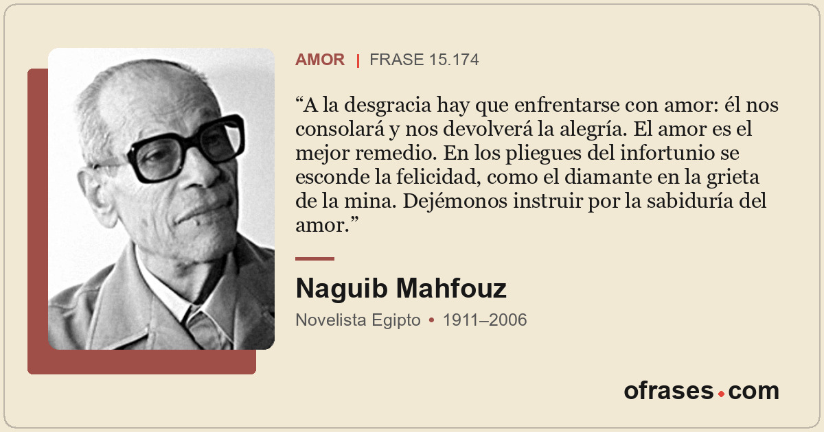 A la desgracia hay que enfrentarse con amor: él nos consolará y nos devolverá la...