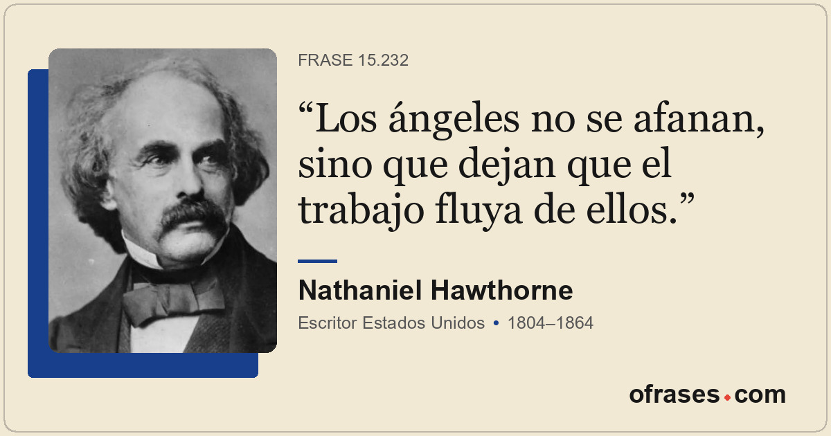 Los ángeles no se afanan, sino que dejan que el trabajo fluya de ellos.
