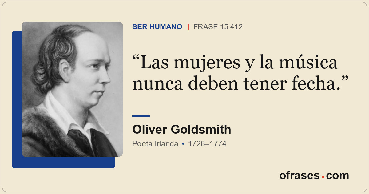 Las mujeres y la música nunca deben tener fecha.