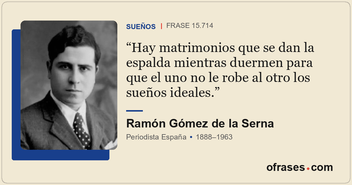 Hay matrimonios que se dan la espalda mientras duermen para que el uno no le rob...