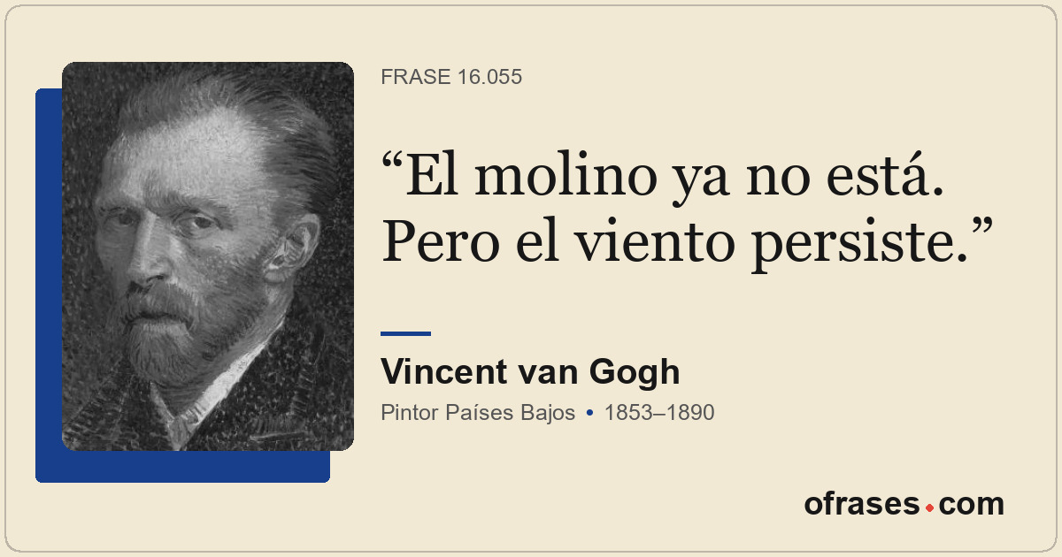 El molino ya no está. Pero el viento persiste.