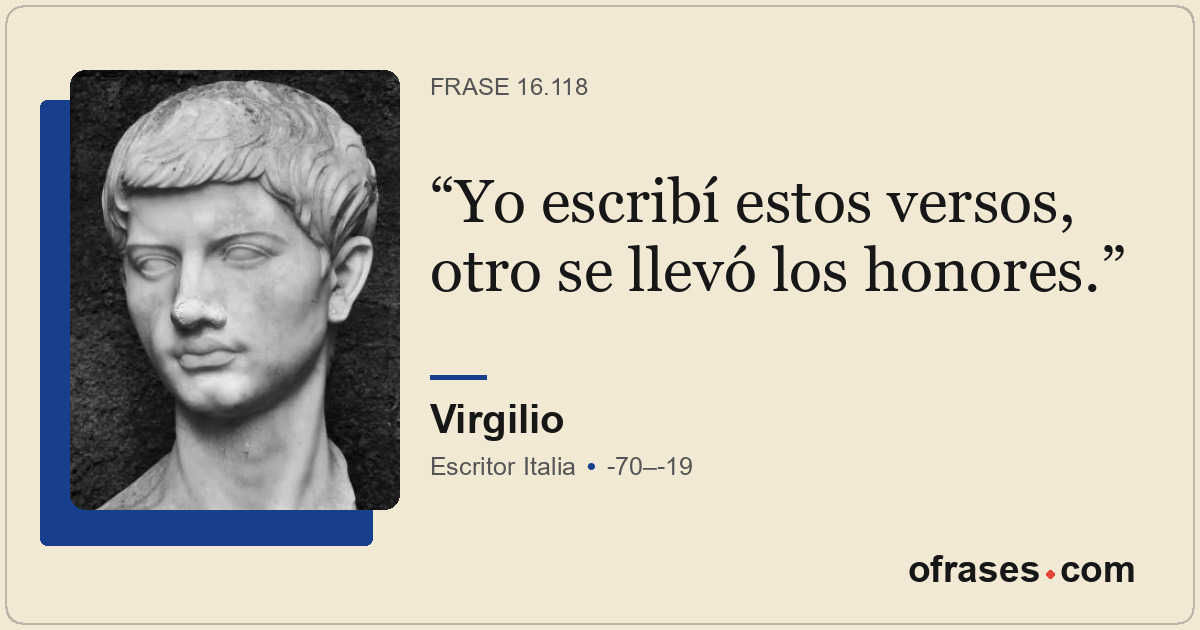 Yo escribí estos versos, otro se llevó los honores.