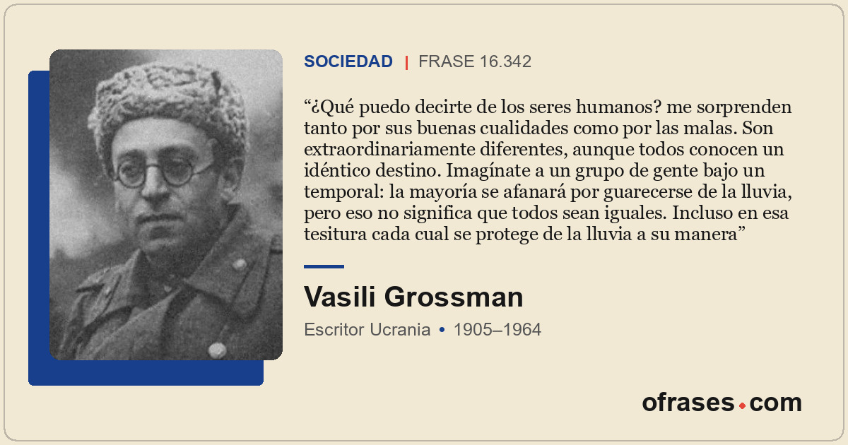 ¿Qué puedo decirte de los seres humanos? me sorprenden tanto por sus buenas cual...