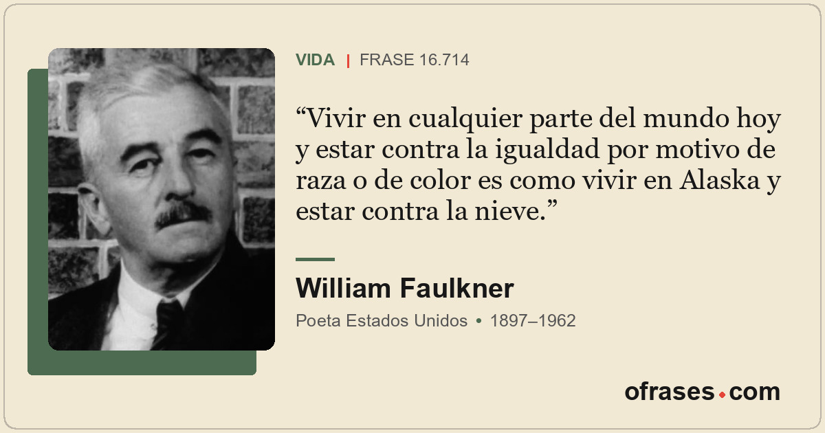 Vivir en cualquier parte del mundo hoy y estar contra la igualdad por motivo de...