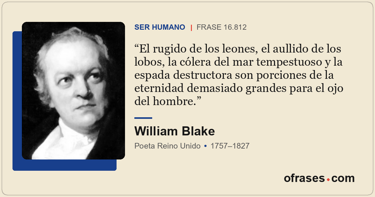 El rugido de los leones, el aullido de los lobos, la cólera del mar tempestuoso...