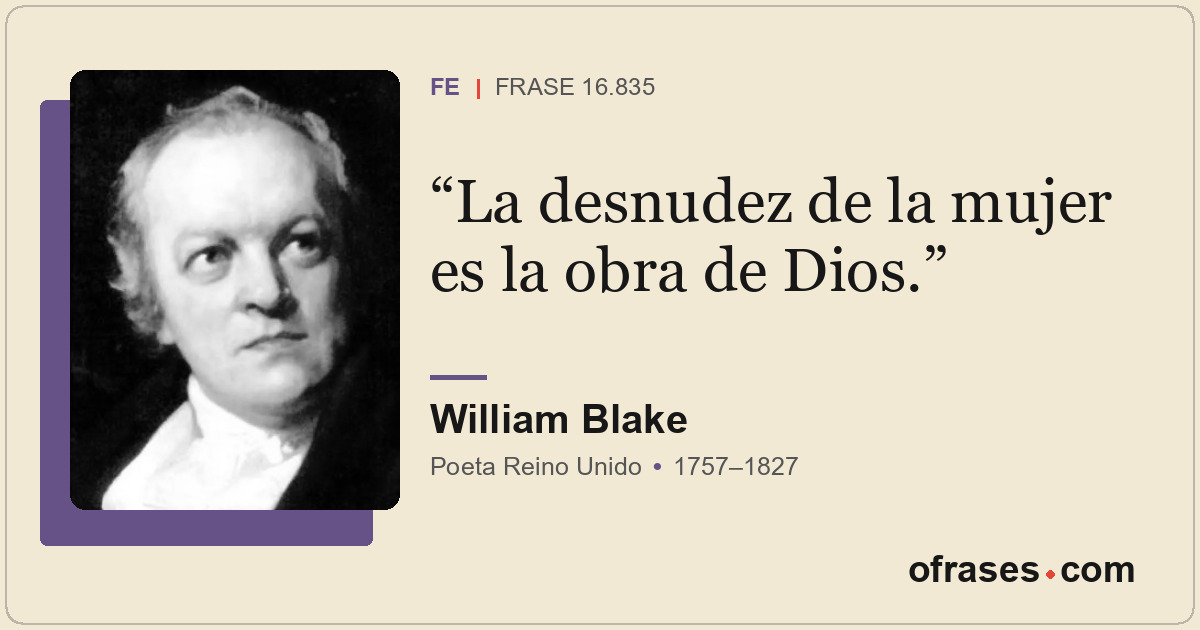 La desnudez de la mujer es la obra de Dios.