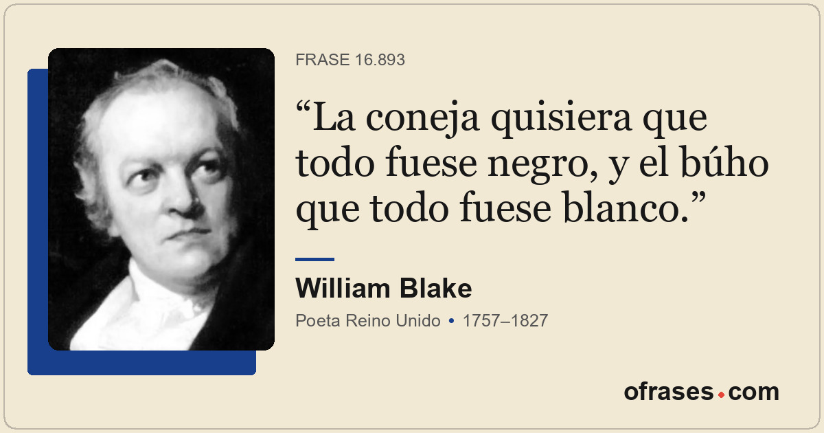 La coneja quisiera que todo fuese negro, y el búho que todo fuese blanco.