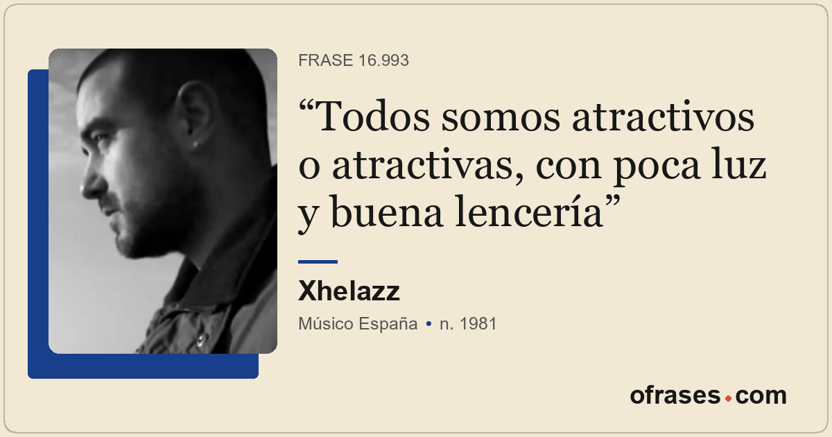 Todos somos atractivos o atractivas, con poca luz y buena lencería