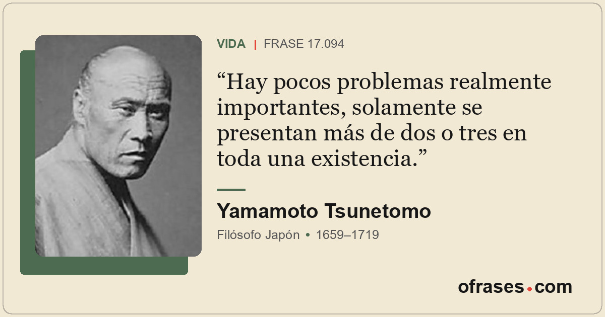 Hay pocos problemas realmente importantes, solamente se presentan más de dos o t...