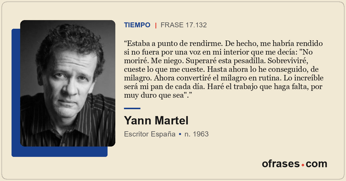 Estaba a punto de rendirme. De hecho, me habría rendido si no fuera por una voz...
