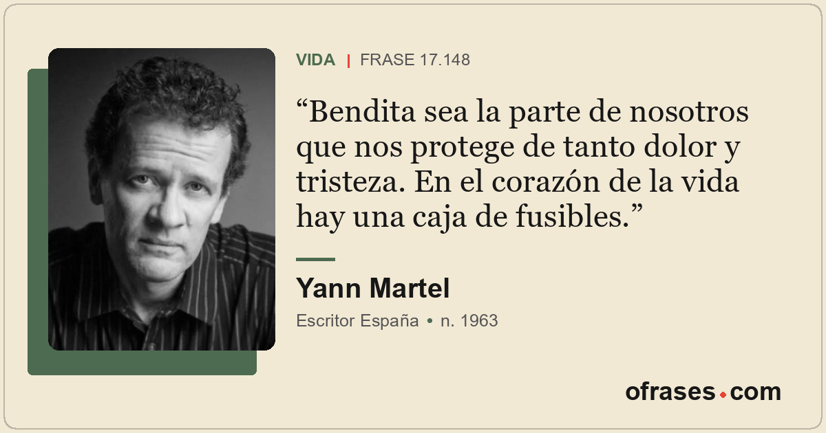 Bendita sea la parte de nosotros que nos protege de tanto dolor y tristeza. En e...