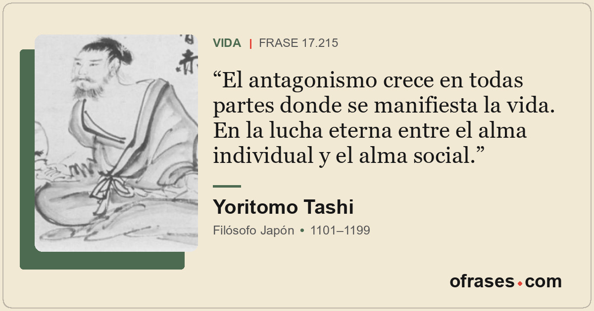 El antagonismo crece en todas partes donde se manifiesta la vida. En la lucha et...