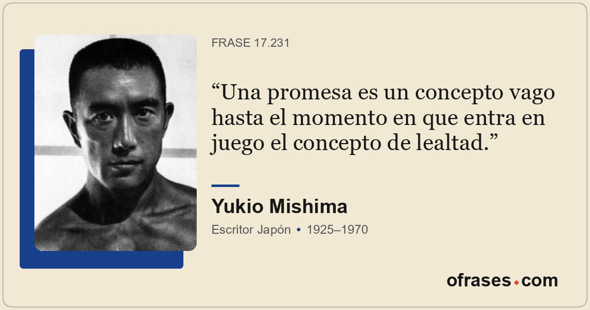 Una promesa es un concepto vago hasta el momento en que entra en juego el concep...