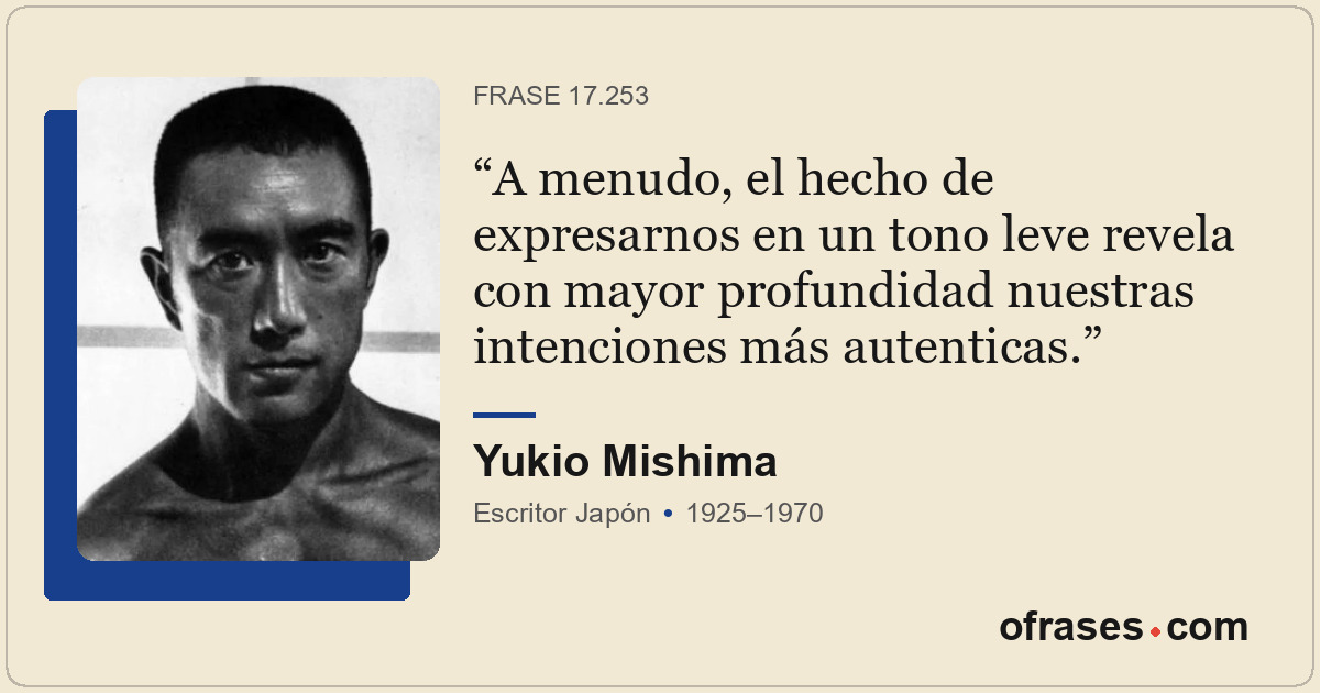 A menudo, el hecho de expresarnos en un tono leve revela con mayor profundidad n...