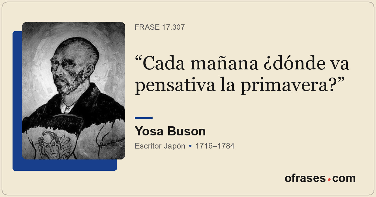 Cada mañana ¿dónde va pensativa la primavera?