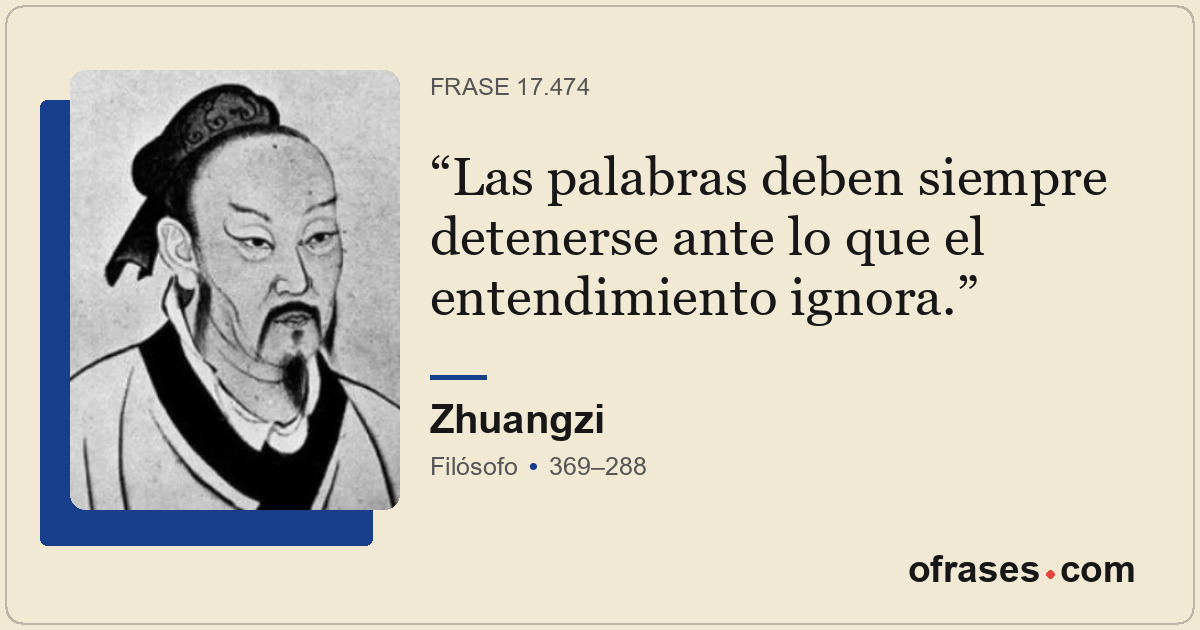 Las palabras deben siempre detenerse ante lo que el entendimiento ignora.