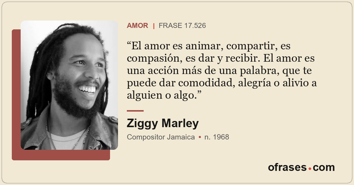 El amor es animar, compartir, es compasión, es dar y recibir. El amor es una acc...