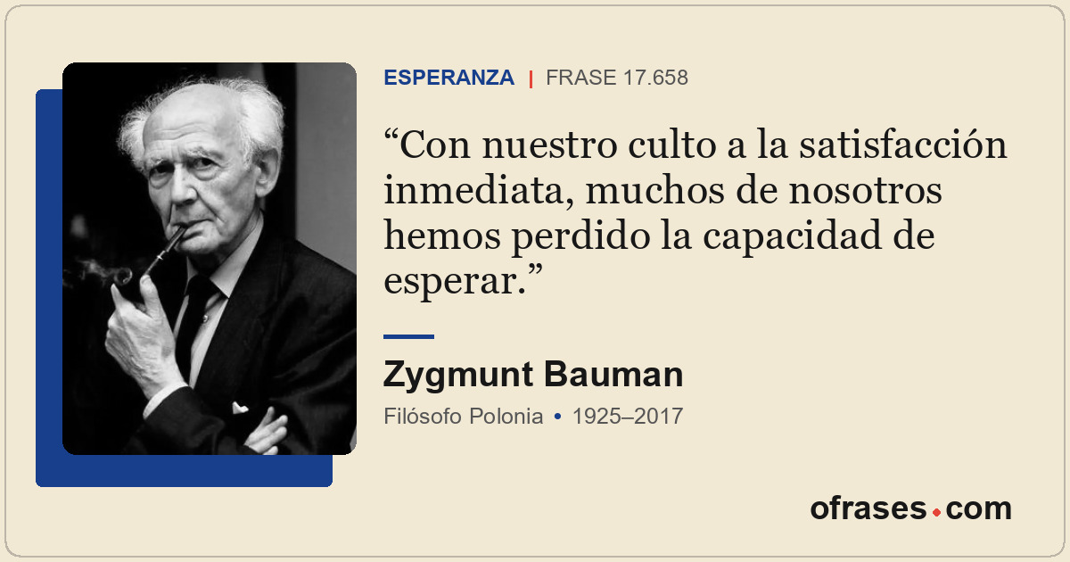 Con nuestro culto a la satisfacción inmediata, muchos de nosotros hemos perdido...