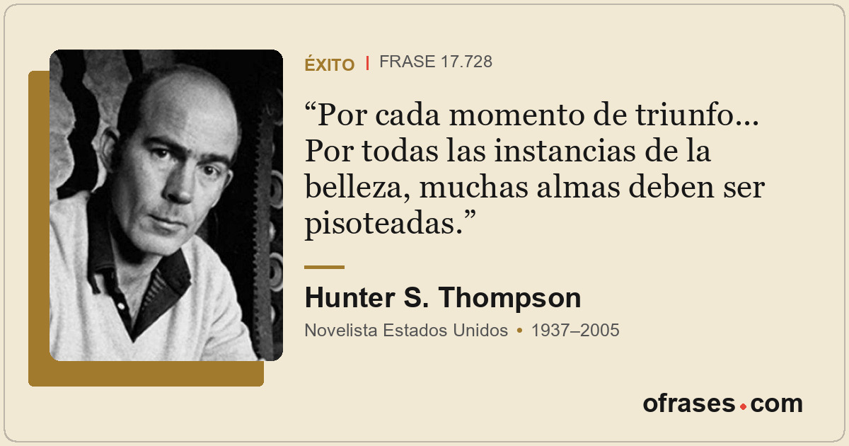 Por cada momento de triunfo... Por todas las instancias de la belleza, muchas al...